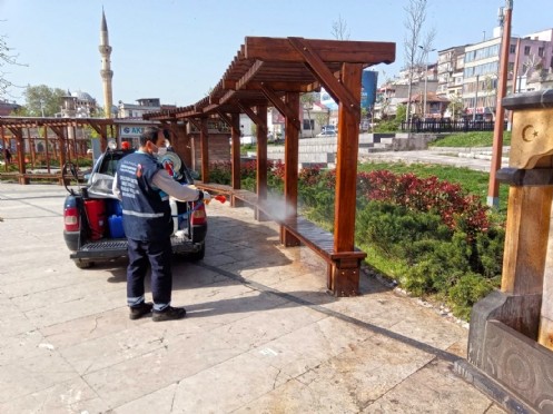 Büyükşehir Dezenfekte Çalışmalarını Sürdürüyor
