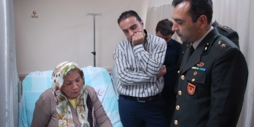 Şehidin dedesi ve ninesi fenalık geçirdi