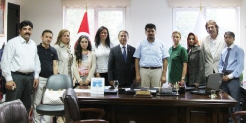 Kazancı İlçe Başkanlarını ziyaret etti