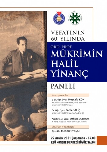 Tarihçi Mükrimin Halil Yinanç, Vefatının 60. Yılında Kahramanmaraş`ta Anılıyor