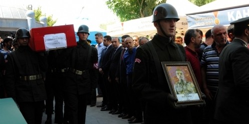 Kahramanmaraş Şehidini Uğurladı