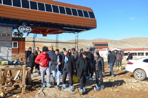 Yedikuyular Kayak Merkezi Turizmcilere Tanıtıldı