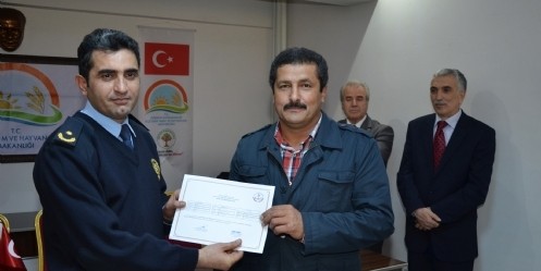 Kursiyerlere Sertifika Verildi