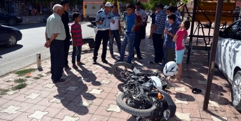 Trafik kazası, 2 yaralı 