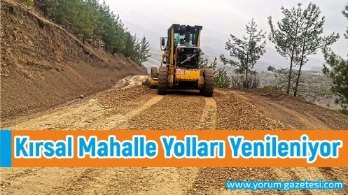 Kırsal Mahalle Yolları Yenileniyor