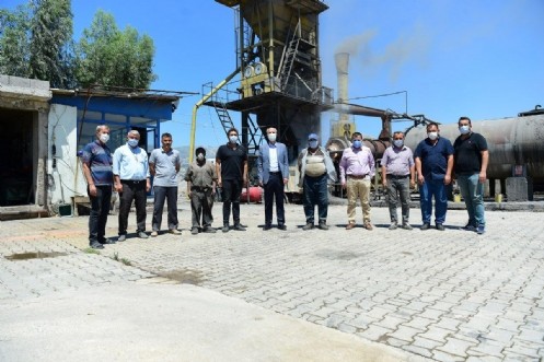 Başkan Okay, Asfalt Çalışmalarını İnceledi
