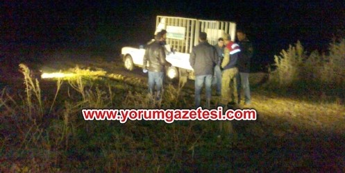 Elbistan`da çalınan kamyonet bulundu 