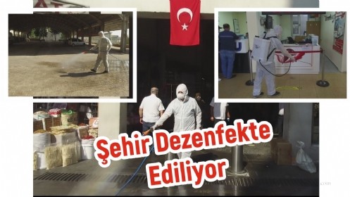 Şehir Dezenfekte Ediliyor