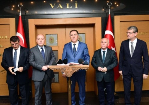 Kamu Başdenetçisi Sayın Şeref Malkoç Valiliği Ziyaret Etti