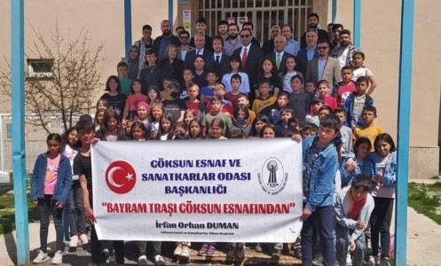 Göksun Esnaf Odasından YİBO Öğrencilerine Bayram Tıraşı!