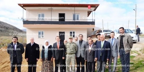 Şehidin annesine ev 