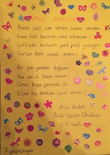 SANKO Okulları Öğrencisi Şiir Yarışmasında Üçüncü Oldu