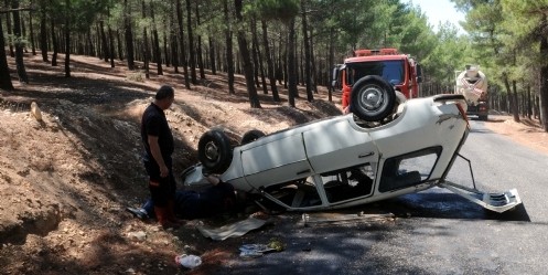 Trafik kazası, 5 yaralı