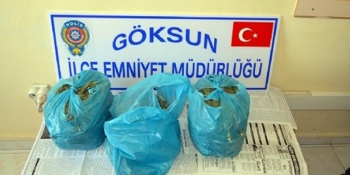Göksun`da uyuşturucu operasyonu