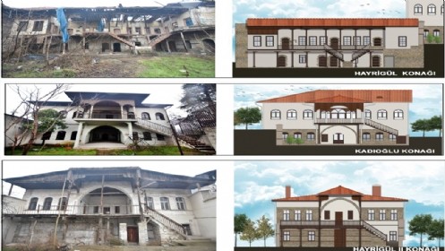 Üç Konak Restore Edilecek