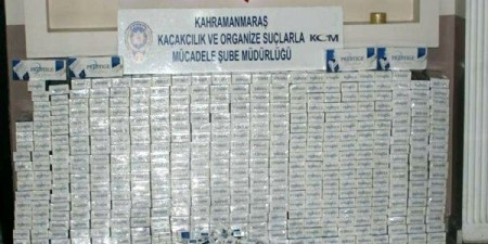 41 bin 590 paket gümrük kaçağı sigara ele geçirildi