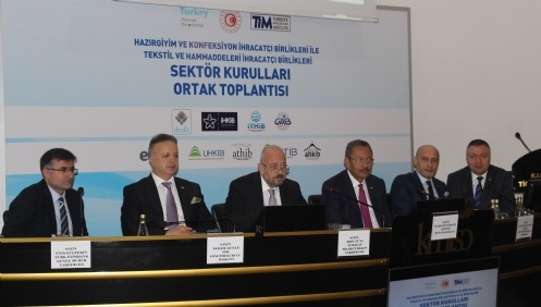 Tekstil ve hazırgiyim sektörleri devletimizin gözbebeği 