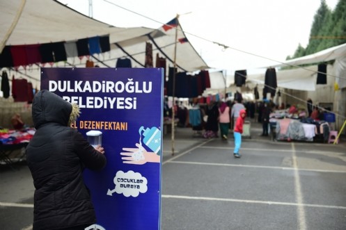 Pazar Yerlerinde Korona Önlemi
