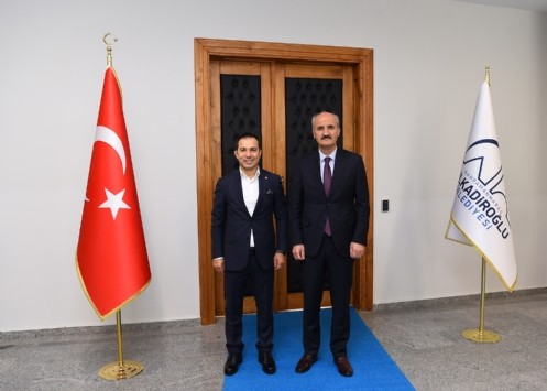 Eroğlu`ndan Başkan Okay`a Ziyaret