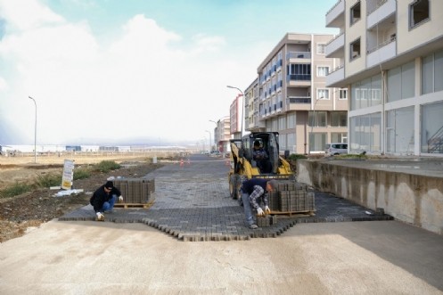 Dulkadiroğlu`ndan Mamaraş Mahallesinde Sokak İyileştirme Çalışması