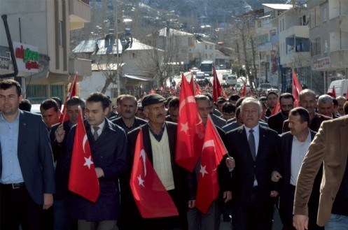 Çağlayancerit Mehmetçiğimiz İçin Tek Yürek Oldu