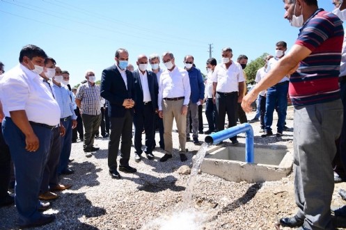 Şahinkayası`nda İçme Suyu Çalışmalarında Sona Gelindi