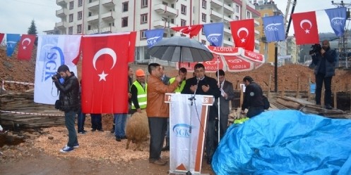 Pazarcık SGM Yeni Hizmet Binası Temeli Atıldı