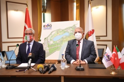 Başkan Mahçiçek EXPO 2023 İçin İtalya ile Anlaşma İmzaladı