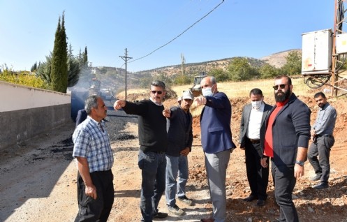 Başkan Okay Çalışmaları Yerinde İnceledi