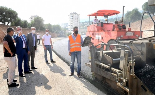 Başkan Güngör Asfalt Çalışmalarını Yerinde İnceledi