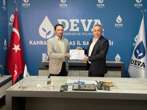 DEVA Partisi Onikişubat Başkanı Hakan Dedeoğlu Oldu