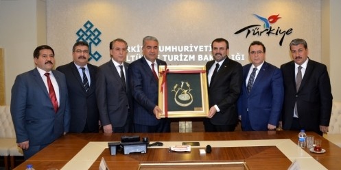 Bakan Mahir Ünal  Kahramanmaraş Heyetlerini Kabul Ediyor