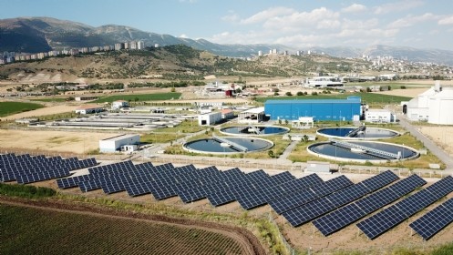 Kahramanmaraş Atık Su Arıtma Tesisine Güneş Enerjisi Santrali Kuruldu