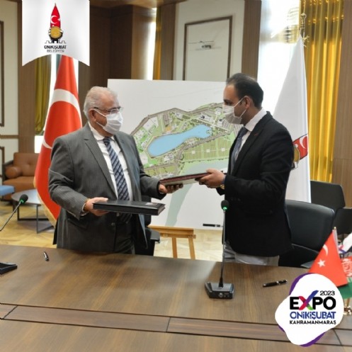 Başkan Mahçiçek, EXPO 2023 Onikişubat İçin İlk Katılımcı Ülke İmzasını Attı