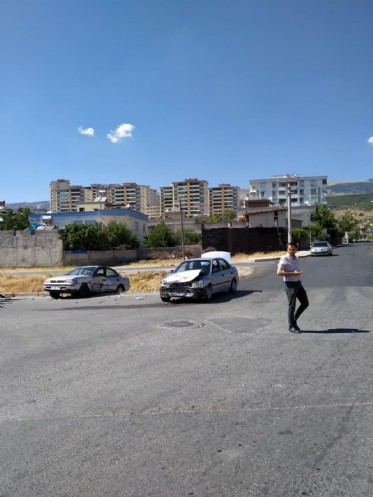 Kahramanmaraş`ta Trafik Kazası; 1 Yaralı