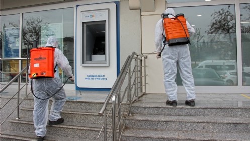 Ortak Alanlarda Dezenfeksiyon Seferberliği